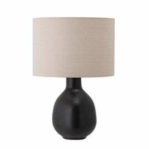 Lalin Table Lamp | Black Terracotta