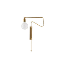 Load image into Gallery viewer, Swing Wall Lamp Brass
