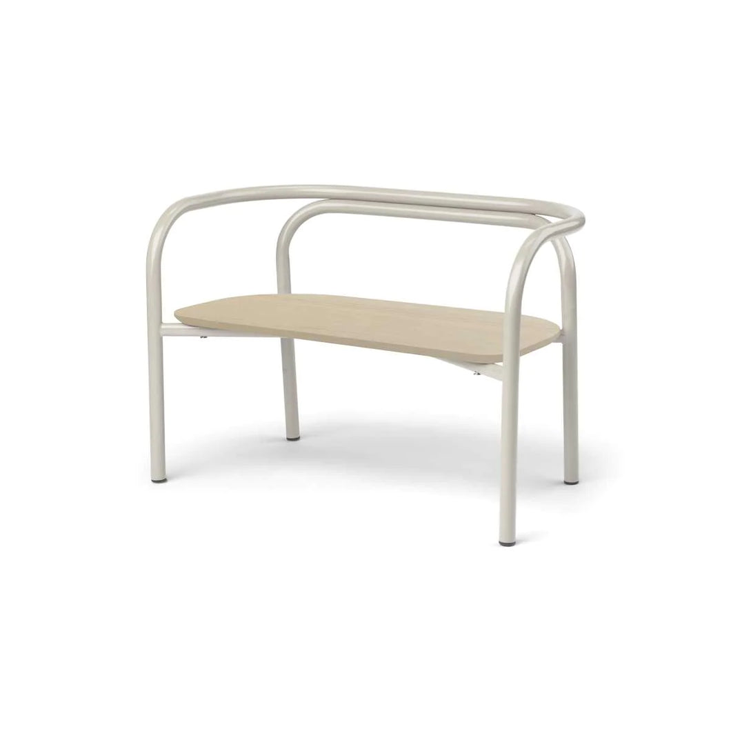 Liewood AXEL Kids Bench Seat | Natural + Wood Mix | Sandy Colour