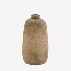 Washed Terracotta Stoneware Vase | Dark Nude